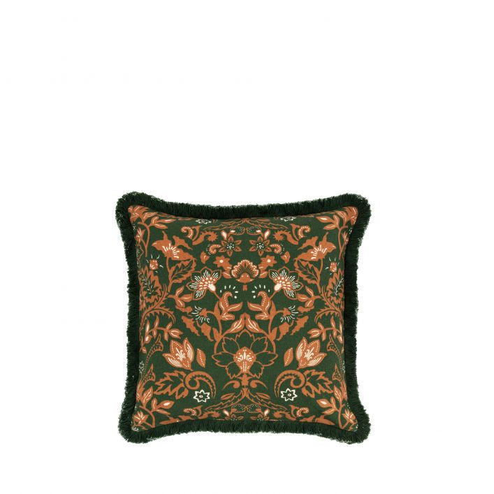 GALLERY BOTANIC CUSHION COVER OLIVE AND TAN