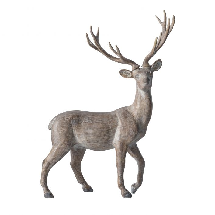 GALLERY OSTEROY STANDING STAG GREY WASH