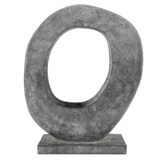 GALLERY ECHO SCULPTURE STONE GREY