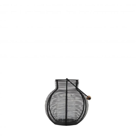 GALLERY HISPI LANTERN BLACK SMALL