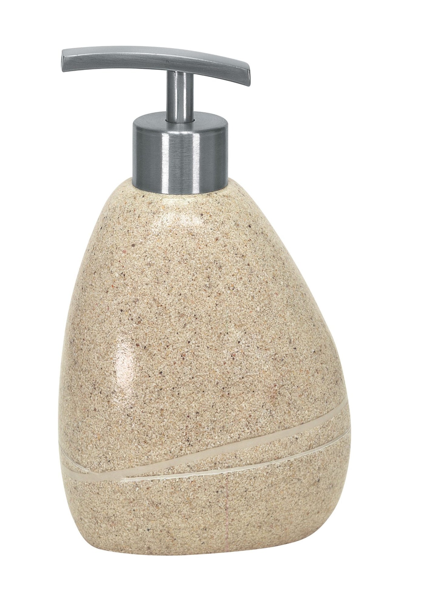 KLEINE WOLKE STONES POLYRESIN SANDBEIGE SOAP DISPENSER