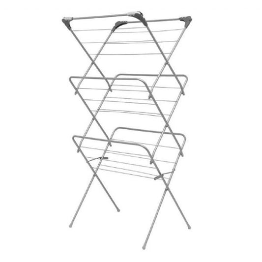 ADDIS 3 TIER AIRER (WITH HOOKS) METALLIC