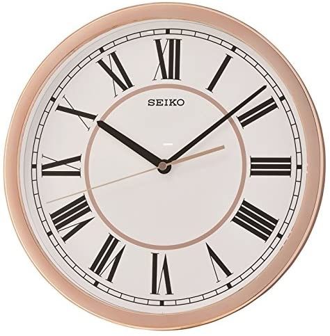 SEIKO ROSE GOLD WALL CLOCK