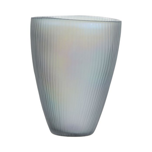 FIFTY FIVE SOUTH HESSA SMALL GREY VASE