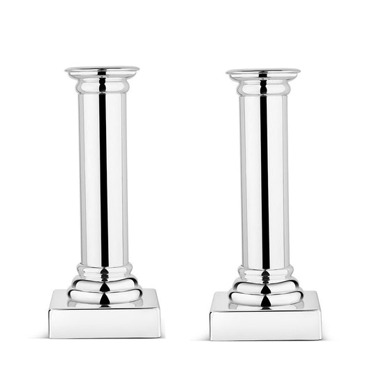 NEWBRIDGE CANDLESTICKS SET OF 2