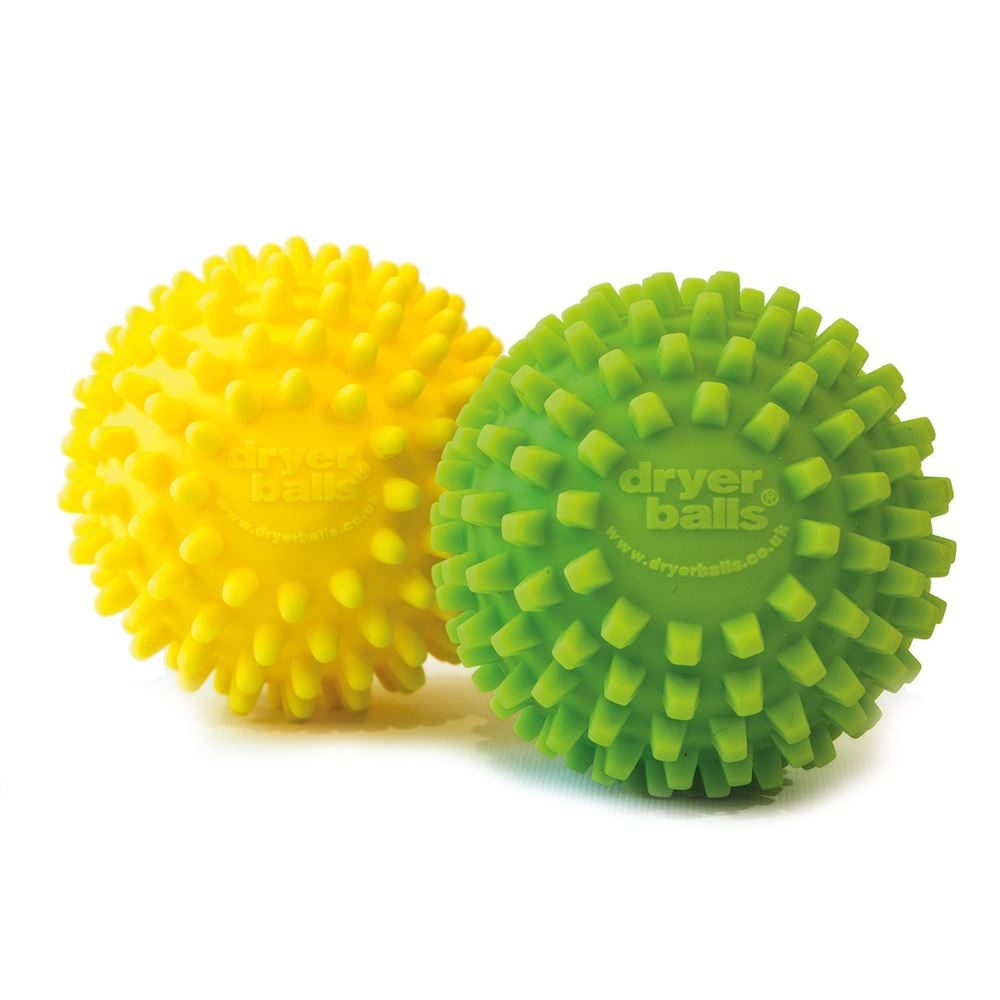 EDDINGTONS DRYER BALL PK 2 GRN & YELLOW