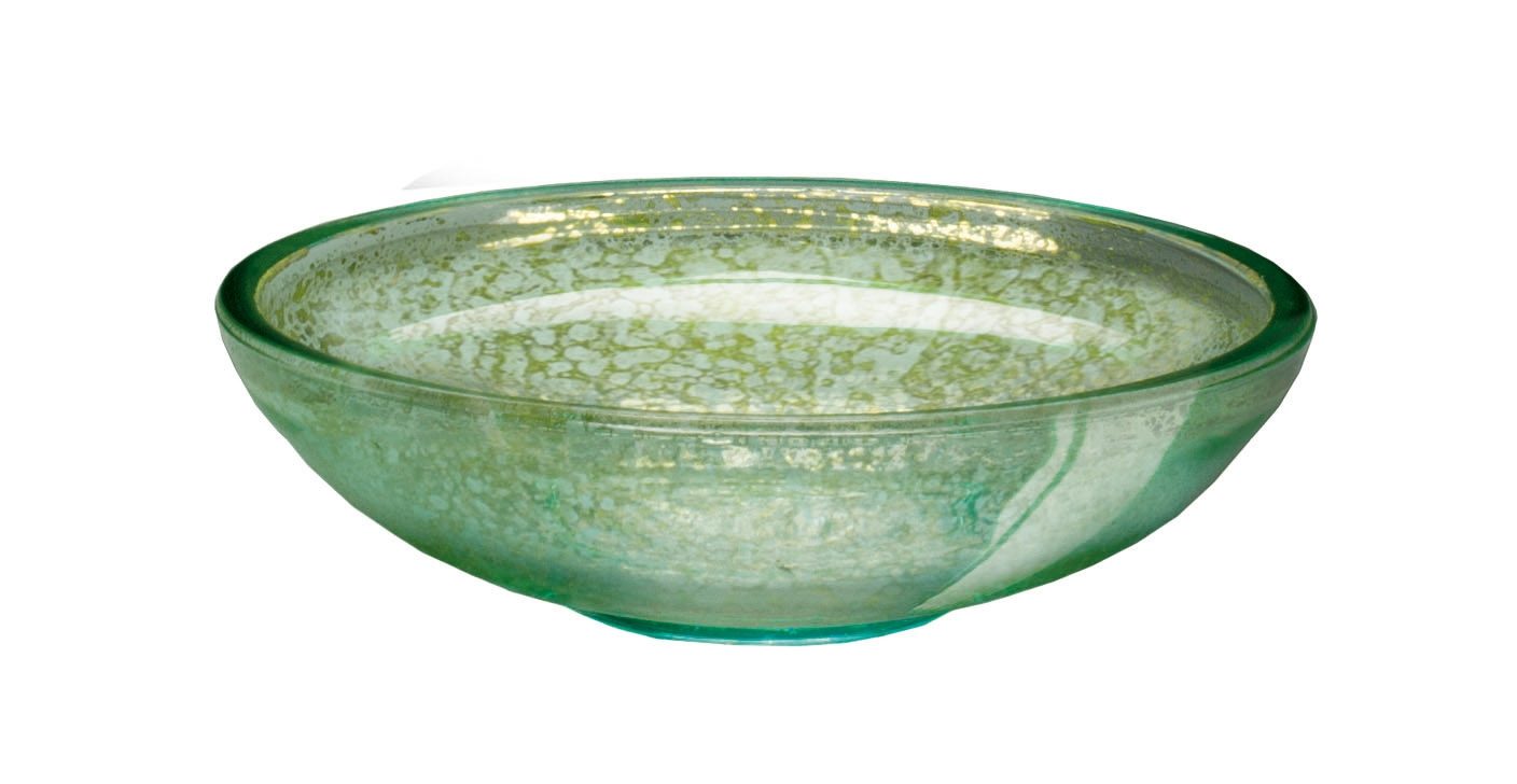 KLEINE WOLKE MERCURY GLASS EVERGREEN SOAP DISH