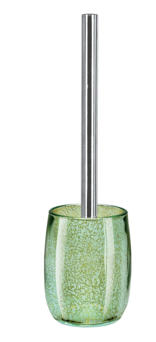 KLEINE WOLKE MERCURY GLASS EVERGREEN TOILET BRUSH HOLDER