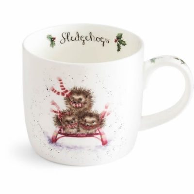 WRENDALE CHRISTMAS MUG RANGE – 300ML – SLEDGEHOGS