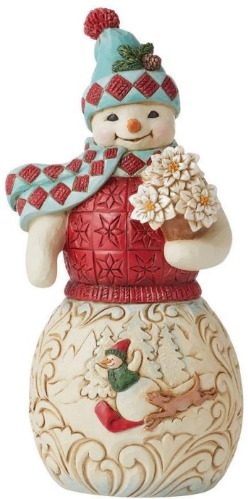 ENESCO WW SNOWMAN WITH SLED