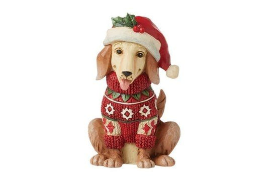 ENESCO HWC CHRISTMAS DOG MINI