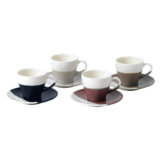 ROYAL DOULTON COFFEE STUDIO ESPRESSO CUP & SAUCER SET