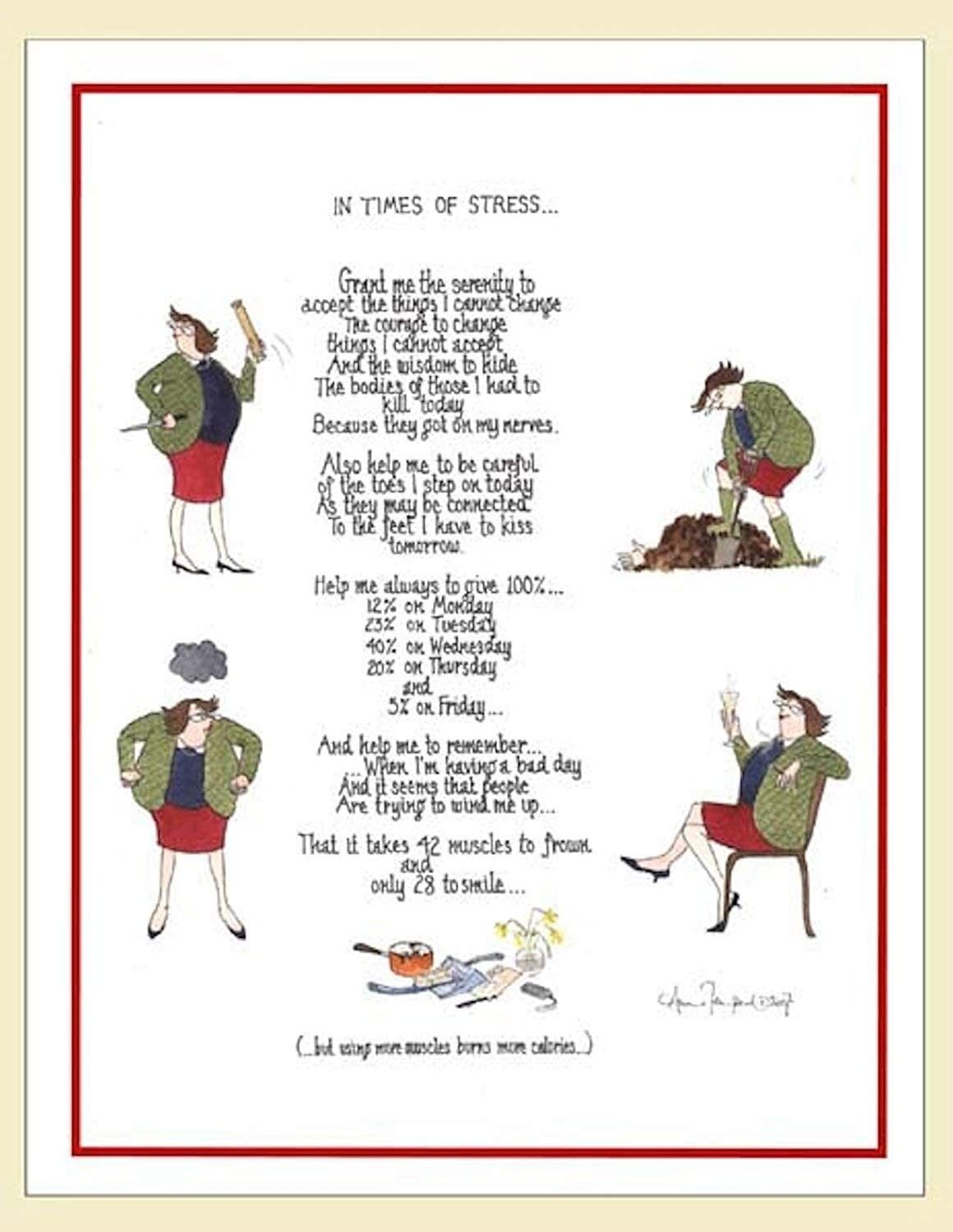 SAMUEL LAMONT IN TIMES OF STRESS COTTON TEA TOWEL