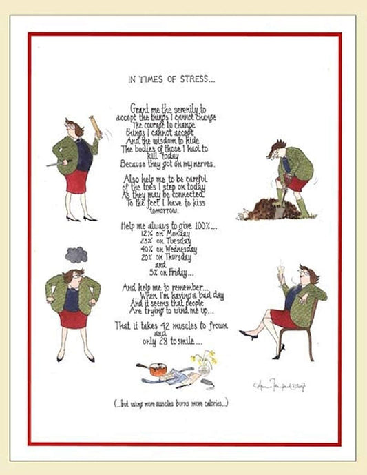 SAMUEL LAMONT IN TIMES OF STRESS COTTON TEA TOWEL