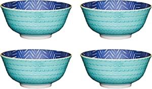 KITCHENCRAFT SPOT EMBOSS BOWL 15.7CM STONEWARE