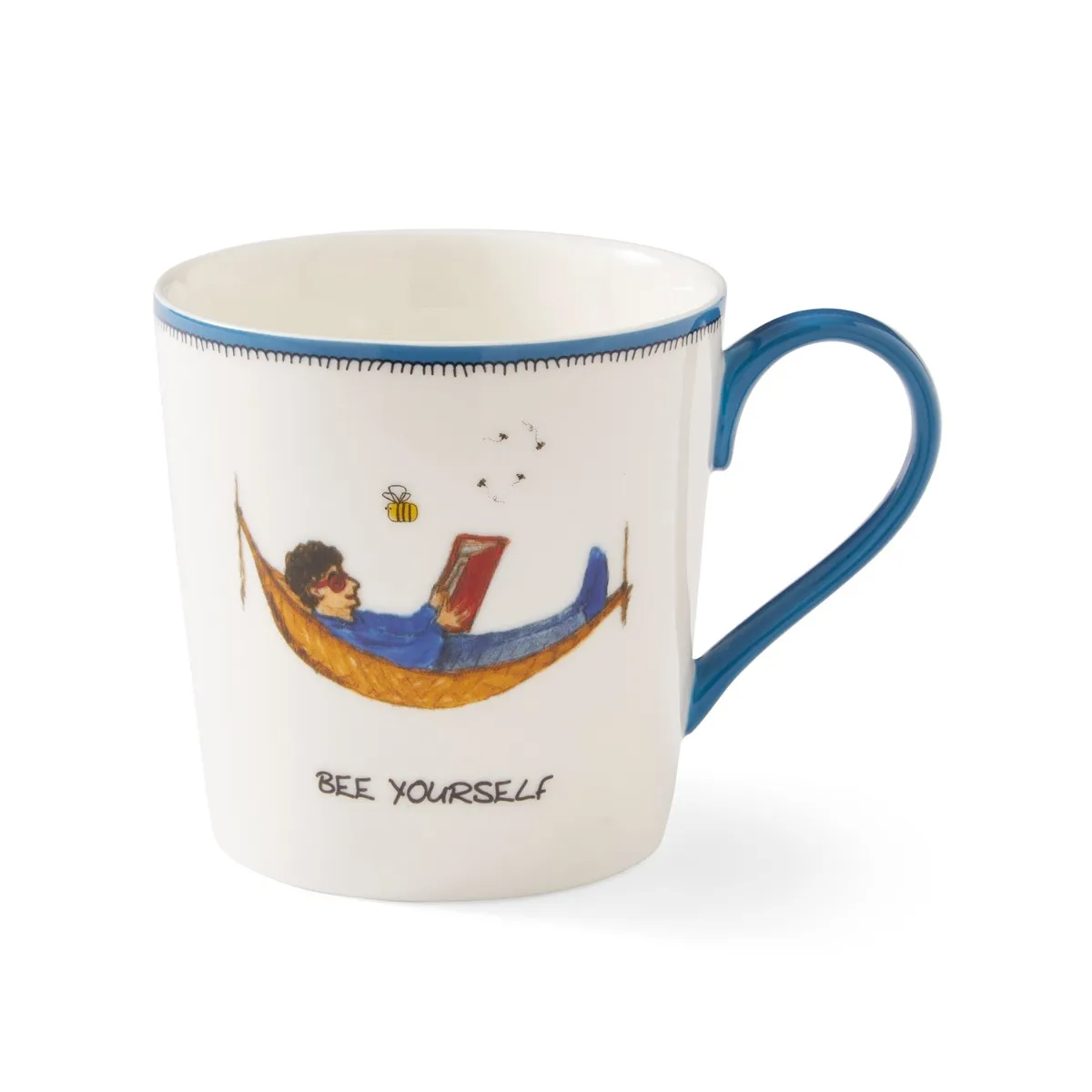 SPODE KIT KEMP 12OZ MUG DOODLE BEE YOURSELF