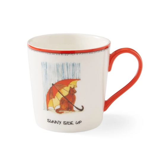 SPODE KIT KEMP 12OZ MUG DOODLE SUNNY SIDE UP