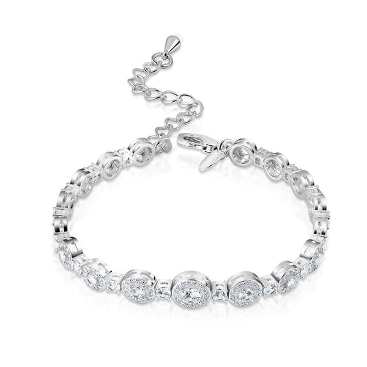 NEWBRIDGE CLEAR CUBIC ZIRCONIA BRACELET