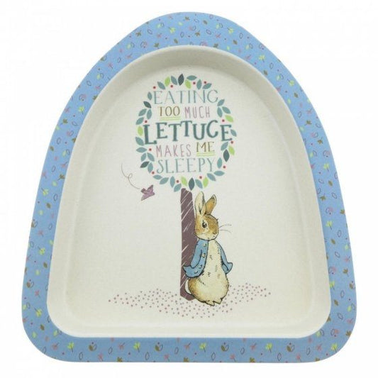 ENESCO PETER RABBIT BAMBOO PLATE