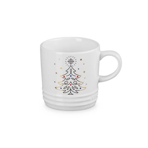 LE CREUSET 350ML NOEL MUG TREE WHITE