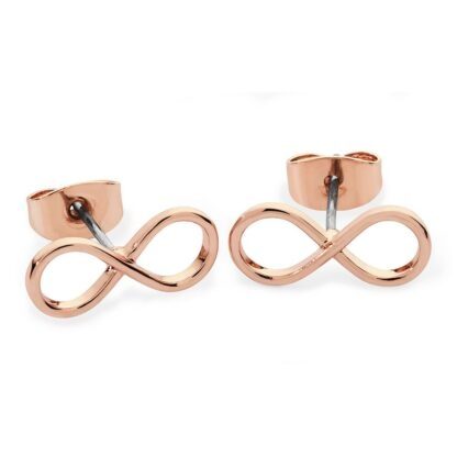 TIPPERARY SIMPLE INFINITY STUD EARRINGS RG