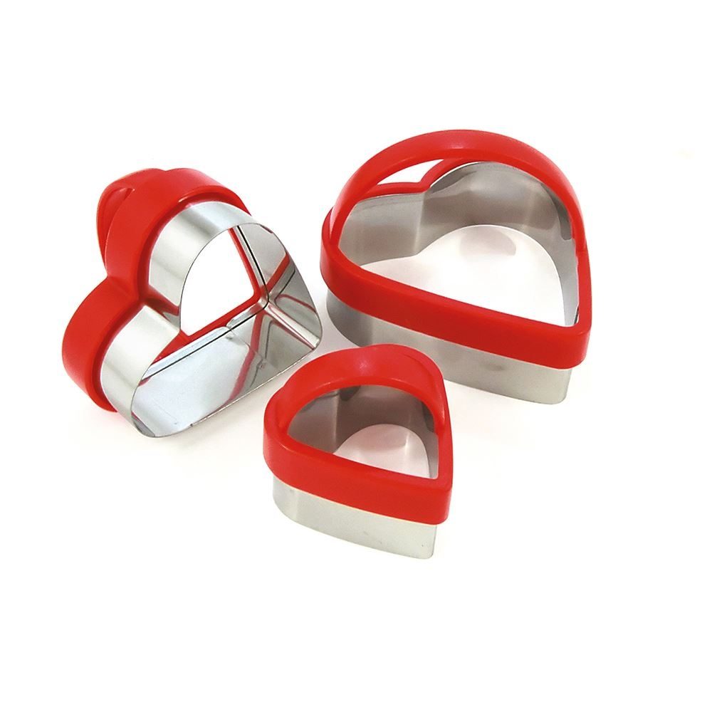 EDDINGTONS HEART CUTTERS 3 PCS SET