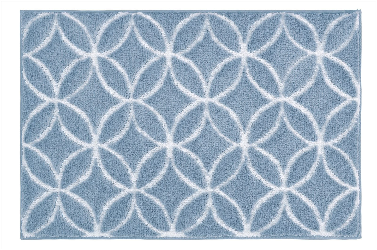 KLEINE WOLKE TWIN BATH RUG AZURE BLUE 60x90CM 100% POLYESTER