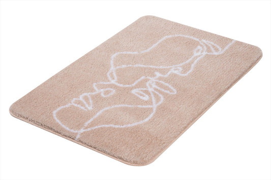 KLEINE WOLKE FACE BATH RUG PEARL 60x90CM 100% POLYACRYL