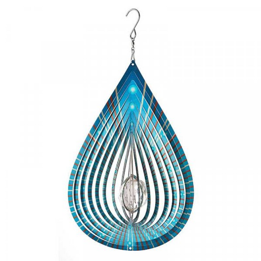 SMART GARDEN CRYSTAL TEARDROP SPINNER AZURE