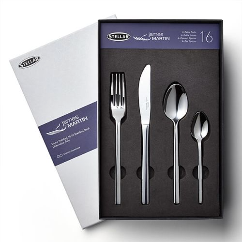 STELLAR JAMES MARTIN 16 PIECE CUTLERY SET