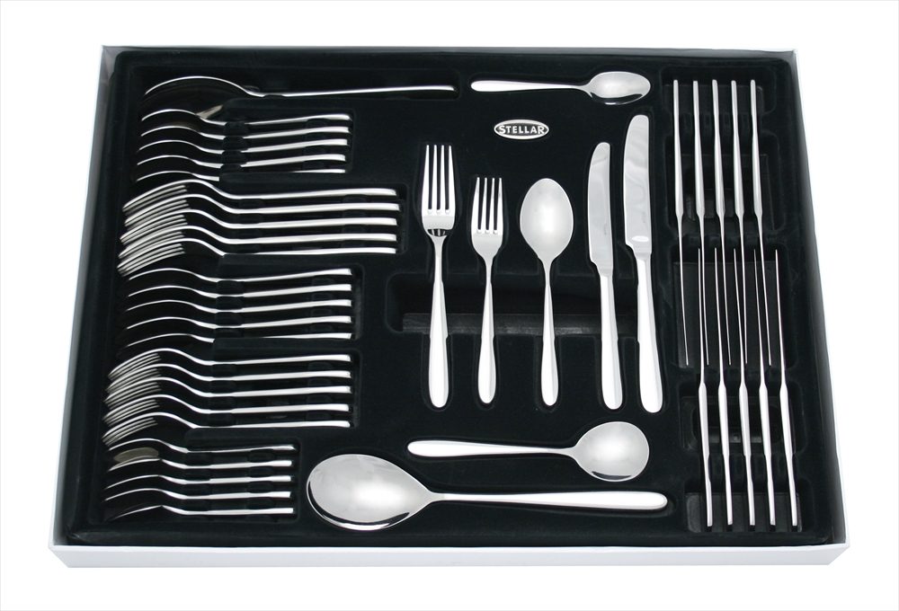 STELLAR WINCHESTER 44 PIECE CUTLERY SET