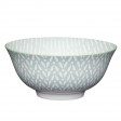 KITCHENCRAFT GREY FLORAL BOWL 15.7CM