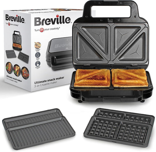 BREVILLE 3 IN 1 ULTIMATE SNACK MAKER