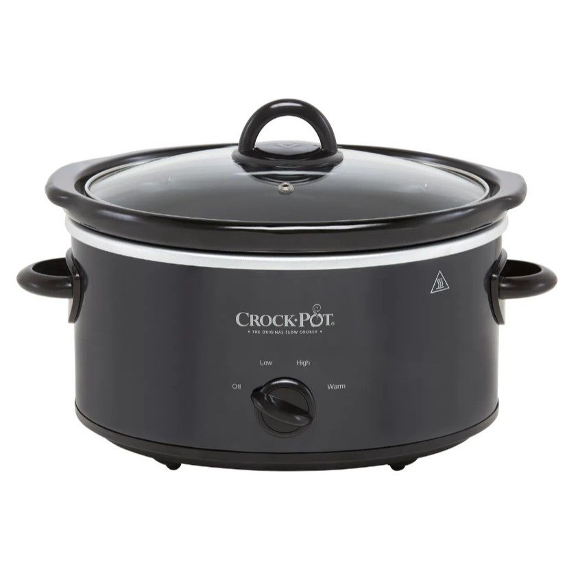 CROCK POT 3.7 LITRE SLOW COOKER, BLACK