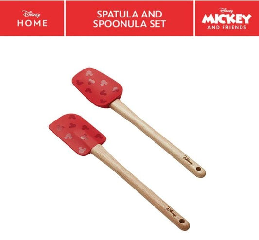 PRESTIGE X DISNEY BAKE WITH MICKEY SPATULA & SPOONULA SET