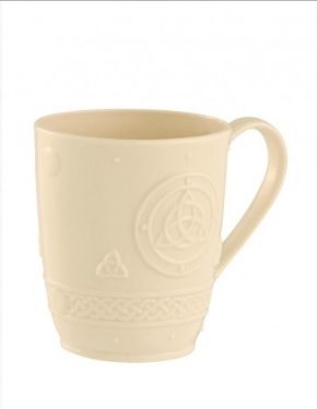 BELLEEK CELTIC MUGS SET OF 2