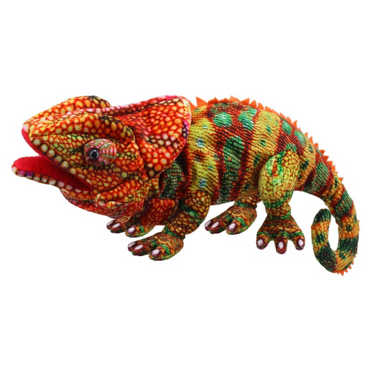 THE PUPPET COMPANY CHAMELEON (ORANGE)