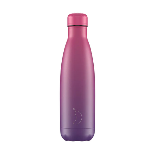 CHILLY'S 500ML BOTTLE GRADIENT PURPLE FUCHSIA