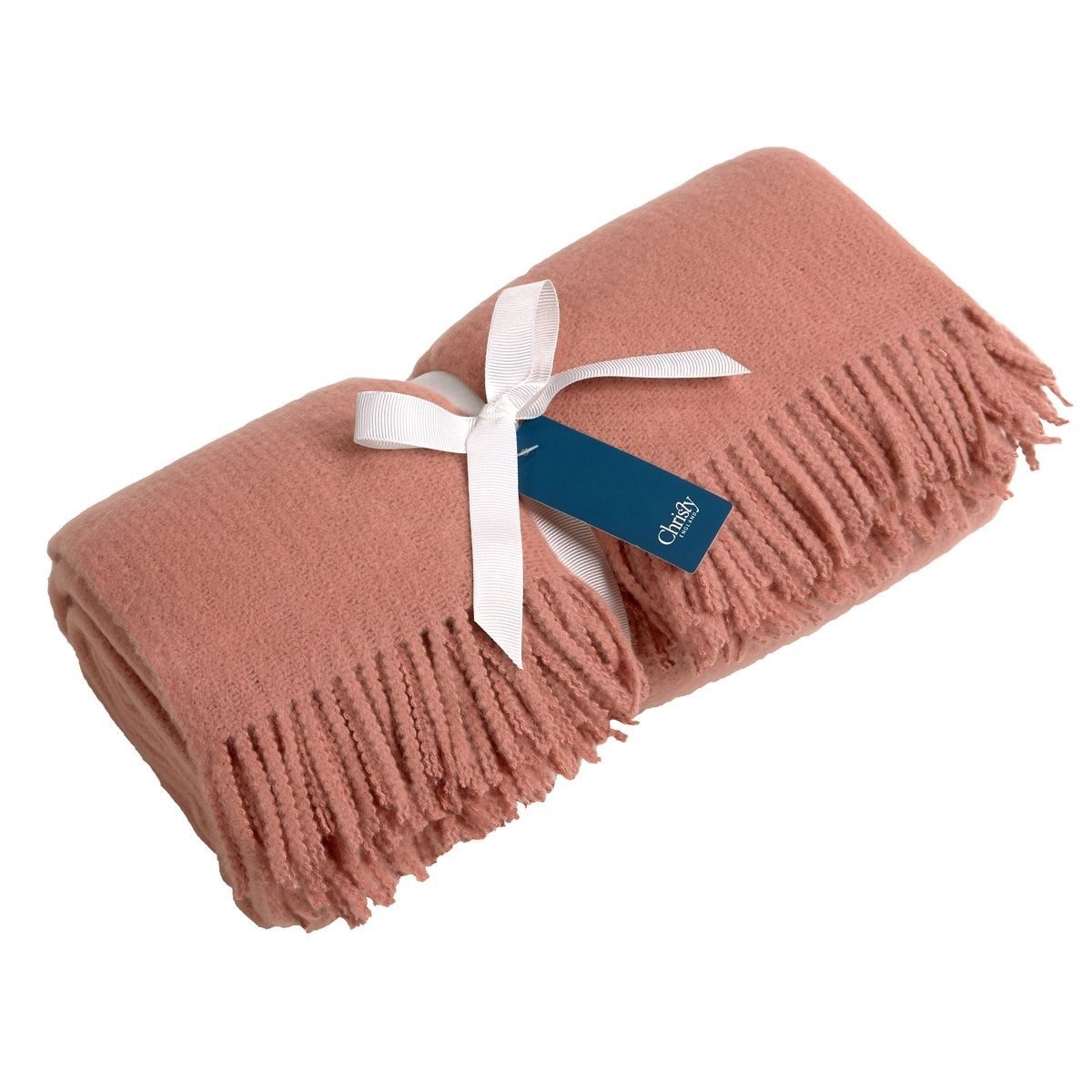 CHRISTY COSY THROW - CINNAMON