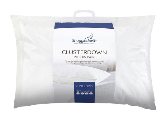 SNUGGLEDOWN CLUSTERDOWN PILLOW, PAIR