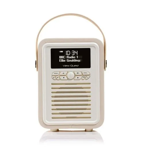 VQ RETRO MINI RADIO - CREAM