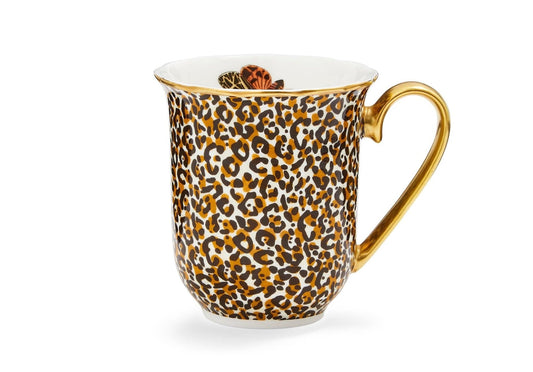 SPODE CREATURES OF CURIOSITY MUG-LEOPARD