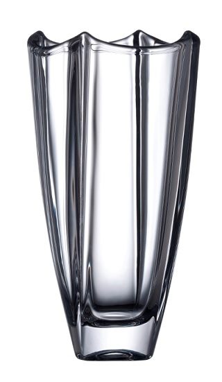 GALWAY CRYSTAL DUNE 10" SQUARE VASE