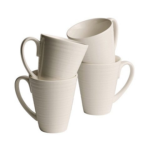 BELLEEK LIVING RIPPLE MUGS SET OF 4 (MARCH)