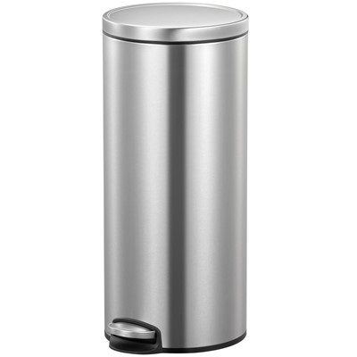 EKO HOME EVA STEP BIN 30L STAINLESS STEEL