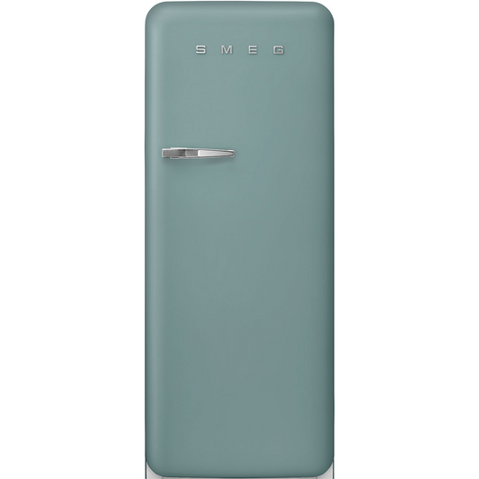 SMEG 60CM EMERALD GREEN 50S STYLE FRIDGE WITH ICEBOX RIGHT HAND HINGE