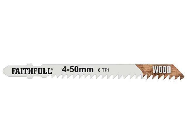 FAITHFULL JIGSAW BLADES (5) WOOD T111C