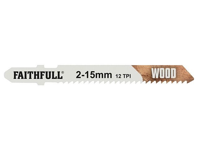 FAITHFULL JIGSAW BLADES (5) WOOD T119B