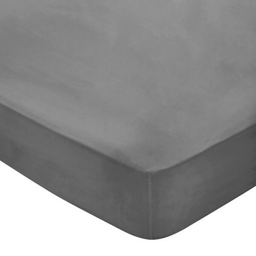 BEDECK 300TC FITTED SHEET KING SIZE CHARCOAL