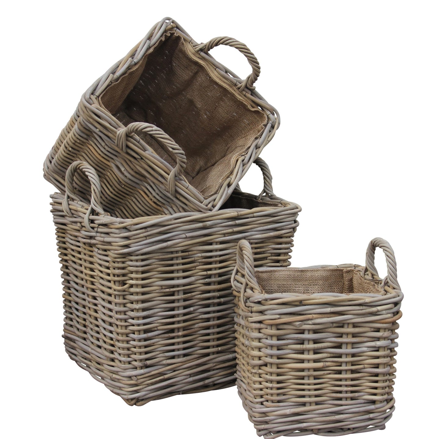 LOWS OF DUNDEE SQUARE LOG BASKET SMALL